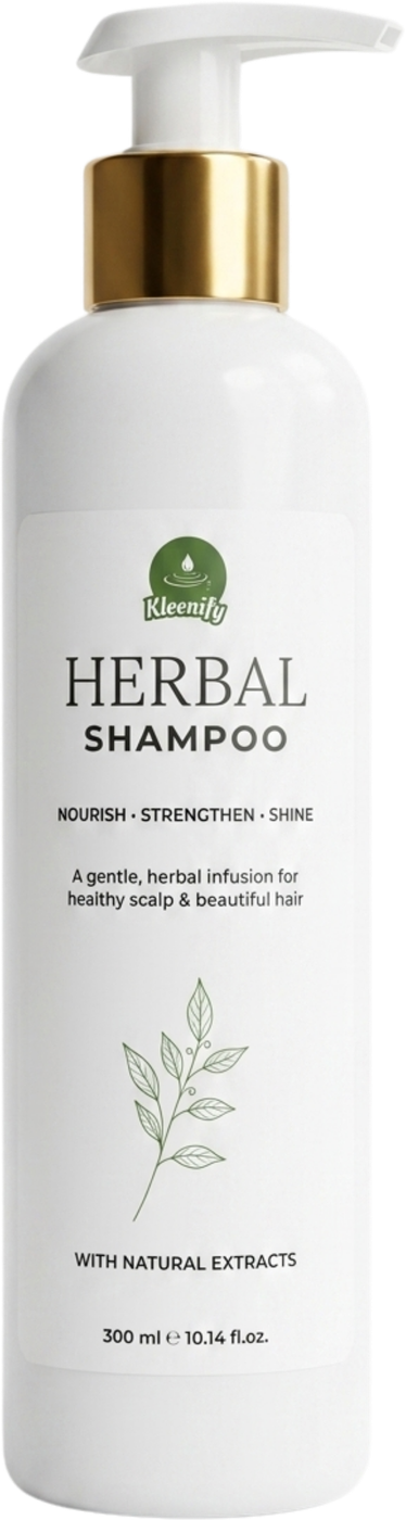 Kleenify Herbal Shampoo 300 ml bottle